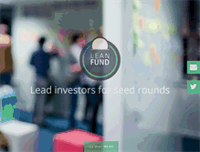 Tablet Screenshot of leanfund.com